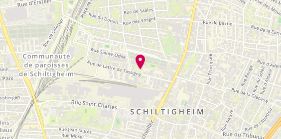 Plan de SELUN Anne, 22 Rue de Lattre de Tassigny, 67300 Schiltigheim