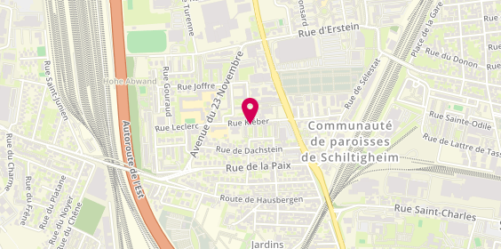 Plan de AUBRY Baptiste, 19 Bis Rue Kleber, 67300 Schiltigheim