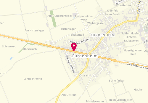 Plan de KRIEGER Emmanuel, 34 Route de Strasbourg, 67117 Furdenheim