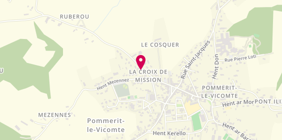 Plan de RAZAVET Maxime, 3 Place Triskel, 22200 Pommerit-le-Vicomte