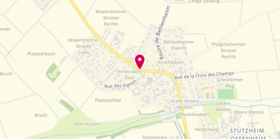 Plan de BORGNE Florentine, 1 Route du Kochersberg, 67370 Stutzheim-Offenheim