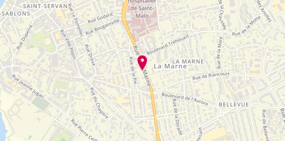 Plan de COULON Samuel, 1 Rue de la Marne, 35403 Saint-Malo