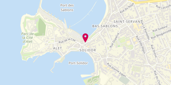 Plan de DE CHATEAUBOURG-GARCIA Chantal, 6 Rue des Hauts Sablons, 35400 Saint-Malo
