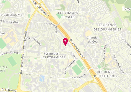 Plan de TRABELSI - Ben Hamida Leïla, 3 Rue Paul Claudel, 91000 Évry-Courcouronnes