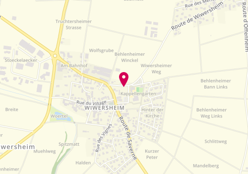 Plan de SIMON Adeline, 17 Route de Saverne, 67370 Wiwersheim