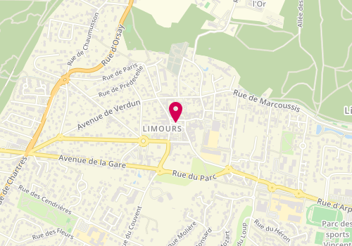 Plan de LE QUINTREC-PALLIER Martine, 11 Place du General de Gaulle, 91470 Limours