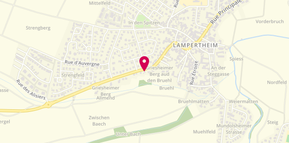 Plan de BORNERT Lucie, 29 Rue de Pfulgriesheim, 67450 Lampertheim