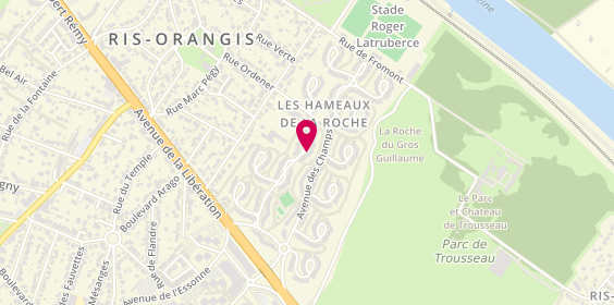 Plan de RUSU Narcis, Place des Hameaux, 91130 Ris-Orangis
