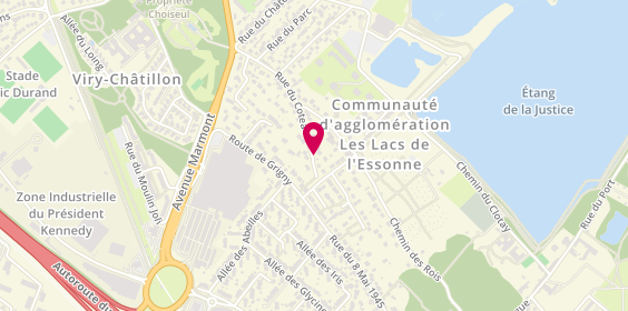 Plan de VALDENAIRE-PIEUCHOT Rachel, 49 Rue du Coteau, 91170 Viry-Châtillon