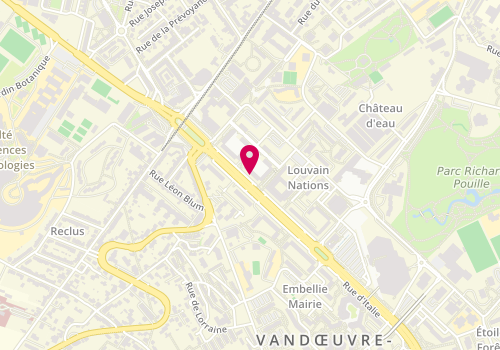 Plan de MASSALI Rafik, 8 Rue du Luxembourg, 54500 Vandœuvre-lès-Nancy