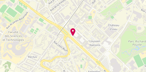 Plan de OUKARROU Mohamed, 1 Rue du Luxembourg, 54500 Vandœuvre-lès-Nancy