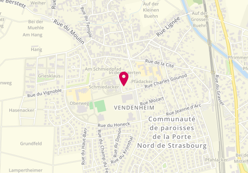 Plan de STENGEL Aurore, 32 Rue Charles Gounod, 67550 Vendenheim