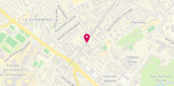 Plan de LATRUBESSE Aurélien, 9 Square de Liege, 54500 Vandœuvre-lès-Nancy