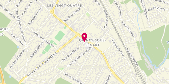 Plan de PALLICE Aymeric, 7 Rue de la Marne, 91480 Quincy-sous-Sénart