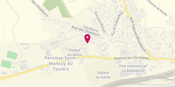 Plan de GARAT Mathieu, 227 Rue Thouvenot, 54200 Écrouves