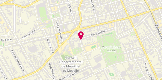Plan de BIASETTO Florence, 21 Rue du Sergent Blandan, 54000 Nancy