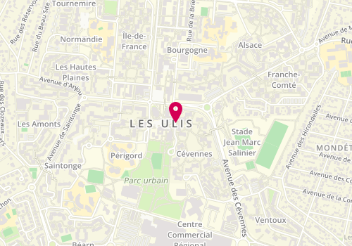Plan de LARMET Marie Christine, 1 Rue du Forez, 91940 Les Ulis