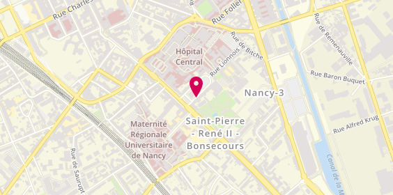 Plan de MANGIN Emilie, 6 Rue Lionnois, 54000 Nancy