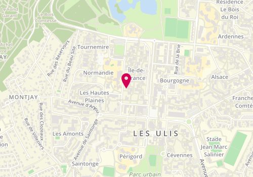 Plan de VABRE Béatrice, 25 Rue des Bergères, 91940 Les Ulis