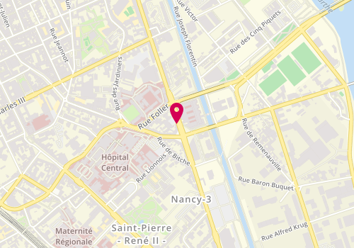 Plan de LEREBOULET Sabine, 75 Boulevard Lobau, 54042 Nancy
