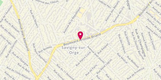 Plan de BOSEK Thomas, 56 Bis Boulevard Aristide Briand, 91600 Savigny-sur-Orge