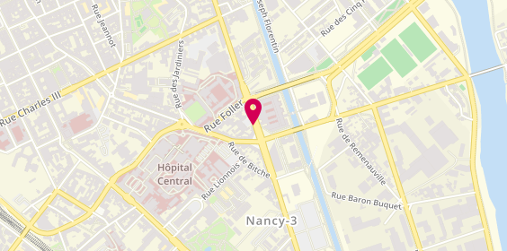 Plan de COUROUVE Antoine, 75 Boulevard Lobau, 54042 Nancy