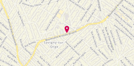 Plan de PECOU Florian, 113 Boulevard Aristide Briand, 91600 Savigny-sur-Orge