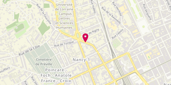 Plan de POP Dorina, 45 Bis Rue Armée Patton, 54000 Nancy
