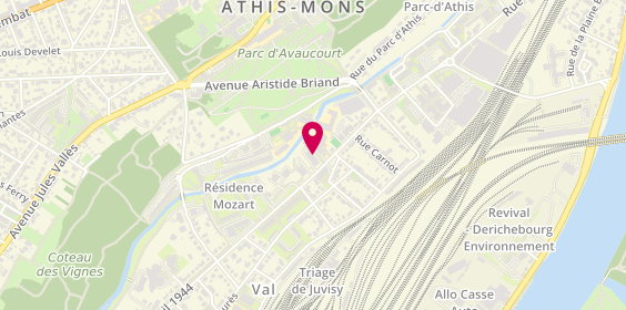 Plan de DEGAT Bruno, 129 Avenue du 18 Avril, 91200 Athis-Mons
