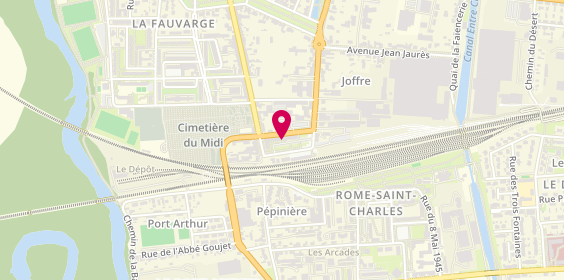 Plan de GERBAUX Léa, 10 Place de la Gare, 51300 Vitry-le-François
