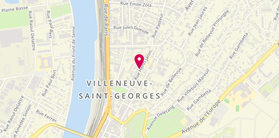 Plan de RICCA Philippe, 35 Rue Henri Janin, 94190 Villeneuve-Saint-Georges
