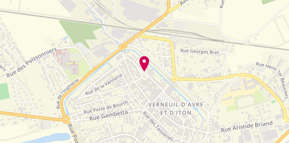 Plan de LOIE Bertrand, 151 Place Saint Jean, 27130 Verneuil d'Avre et d'Iton