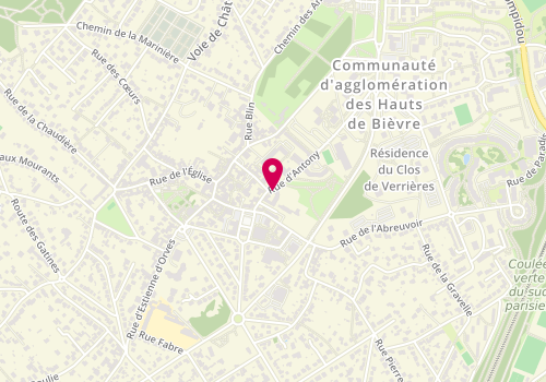 Plan de CAST LYONEL Saint, 14 Rue D 'Antony, 91370 Verrières-le-Buisson