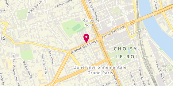Plan de EHRSTEIN Florent, 10 Ter Avenue Gambetta, 94600 Choisy-le-Roi