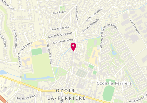Plan de THOMAS Amélie, 19 Avenue du General Leclerc, 77330 Ozoir-la-Ferrière