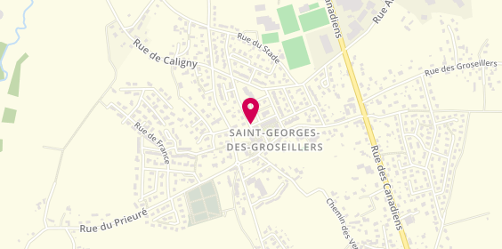 Plan de LONGATTE Christophe, 3 Rue Private Smith, 61100 Saint-Georges-des-Groseillers