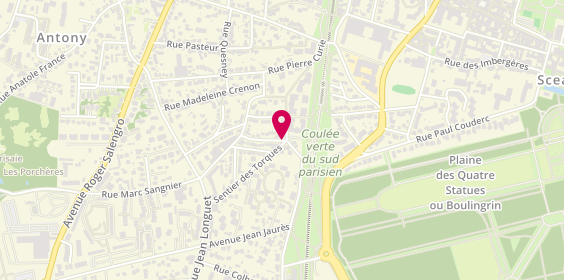 Plan de HUET Charlotte, 6 Rue Guynemer, 92290 Châtenay-Malabry