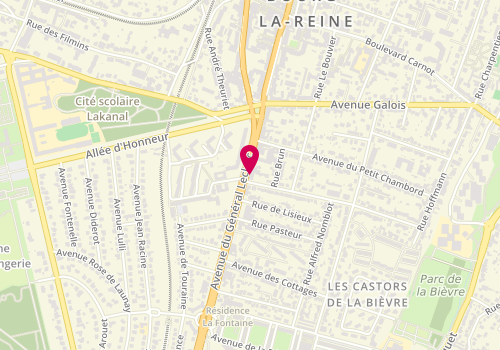 Plan de LE GUILLOU-GUILLOTEAU Estelle, 159 Avenue du Général Leclerc, 92340 Bourg-la-Reine