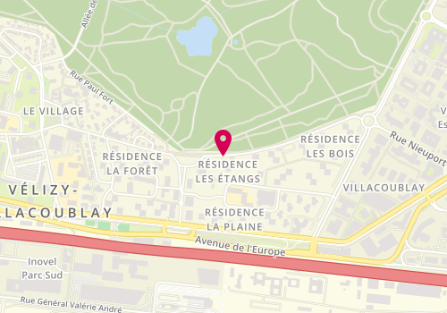Plan de SAIAG Johanna, 38 Rue de Villacoublay, 78140 Vélizy-Villacoublay