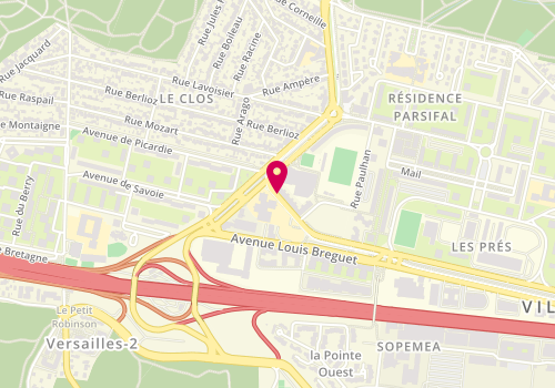 Plan de LARROUY Sébastien, 20 Avenue Louis Bréguet, 78140 Vélizy-Villacoublay
