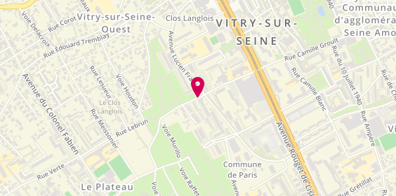 Plan de SALARIS Christophe, 21 Rue de la Petite Saussaie, 94400 Vitry-sur-Seine