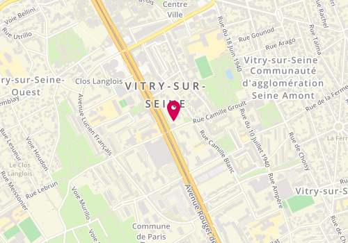 Plan de GIL VAQUERO Sara, 120 Rue Camille Groult, 94400 Vitry-sur-Seine
