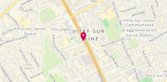Plan de BERDAL Aziza, 24 Avenue Youri Gargarine, 94400 Vitry-sur-Seine