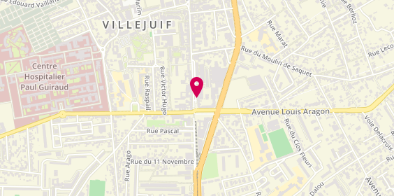 Plan de GIMALAC Margaux, 155 Rue Jean Jaures, 94800 Villejuif