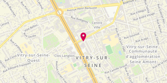 Plan de BONNEFOY Jacqueline, 33 Rue Clément Perrot, 94400 Vitry-sur-Seine