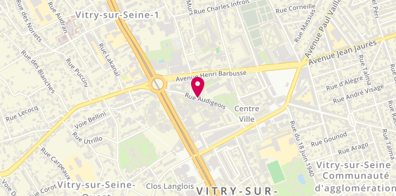 Plan de GIAMI Richard, 34 Rue Audigeois, 94400 Vitry-sur-Seine