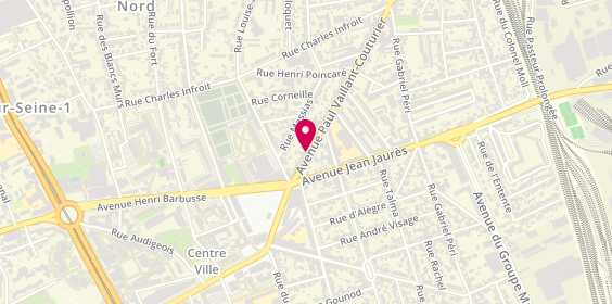 Plan de BARTHÉLEMY Thibault, 108 Avenue Paul Vaillant Couturier, 94400 Vitry-sur-Seine