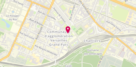 Plan de HASSLER-DUQUESNOY Constance, 7 Rue Edouard Charton, 78000 Versailles