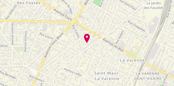 Plan de MARIN LEBOUCHER Carole, 12 Bis Rue Chaigneau, 94210 Saint-Maur-des-Fossés
