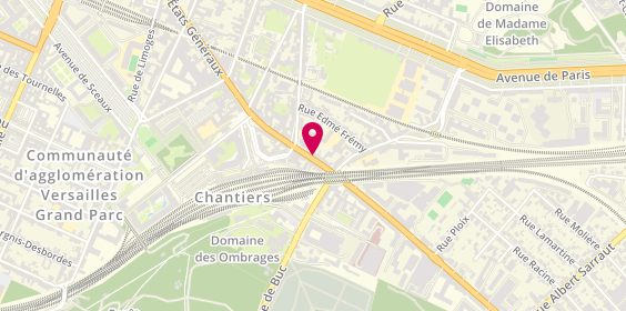Plan de BONINI GARITO Catherine, 29 Rue des Chantiers, 78000 Versailles
